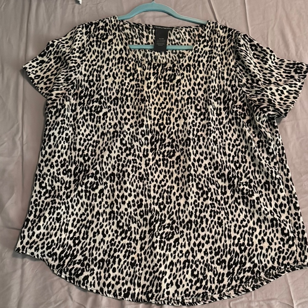 Leopard Print Women's Top